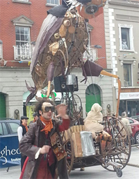 float at the Drogheda Arts Festival